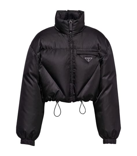 prada nylon jacket dupe|prada nylon cropped puffer jacket.